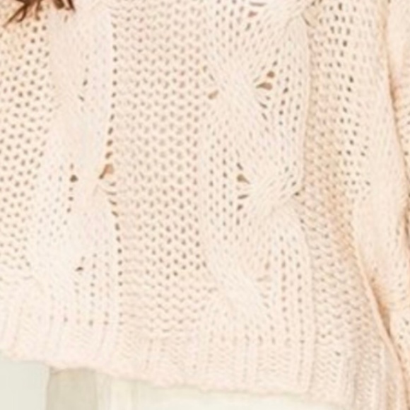 TURTLENECK CABLE KNIT SWEATER - Picture 6 of 6